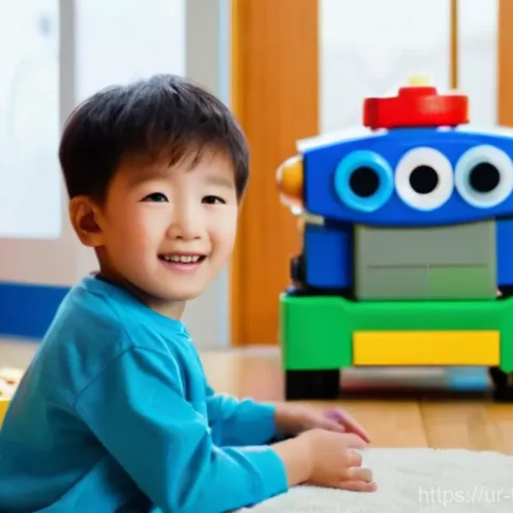 터닝메카드 작가의 인터뷰 내용 - **Prompt 1: The Magic of Transformation and Childlike Wonder**
"A vibrant, eye-level shot captur...